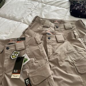 5.11 Tactical Flex-Tac Cargo Pants in Khaki